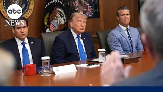 President Trump pauses massive strikes against Iran