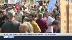 Ħlas ta’ €43 miljun għal Manoel Island u l-Forti Tigne