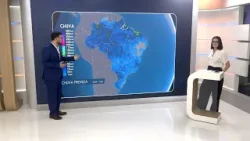 Frente fria avança pelo país e aumenta risco de temporais