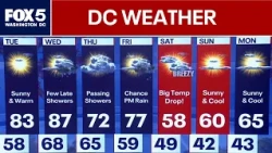 DC Weather: Summer warmth returns