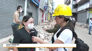 This is what downtown Pereira looks like, one of the areas hit hardest by the earthquake