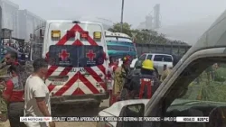 Choque de un Autobus y un TREN de carga en ANGOSTURA. #LasNoticiasTVP #autobus #choque #noticias