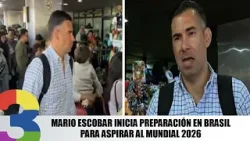 Mario Escobar inicia preparación en Brasil para aspirar al Mundial 2026