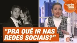 ARTHUR AGUIAR'S MARRIAGE OVER! Sonia Abrão criticizes Jheny Santucci's oversharing: "Reckless"