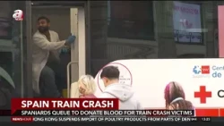Spaniards Queue to Donate Blood for Train Crash Victims