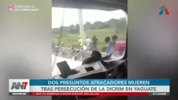 Dos presuntos asaltantes mueren abatidos por la policía tras persecución en Yaguáte