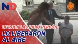 De rodillas, Néstor pidió perdón y apuntó a Tania: “Fue una trampa, fui traicionado"