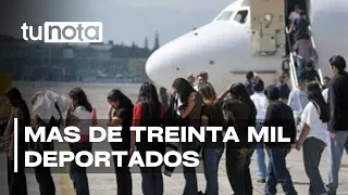 More than 33,000 Hondurans have been deported by air from the United States so far this year
