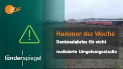 Denkmalabriss in Kulmbach für nicht gebaute Umgehungsstraße | Hammer der Woche vom 13.12.25 | ZDF Denkmalabriss in Kulmbach für nicht gebaute Umgehungsstraße | Hammer der Woche vom 13.12.25 | ZDF
