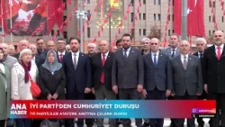 İYİ Parti’den Cumhuriyet Bayramı dolayısıyla çelenk töreni!
