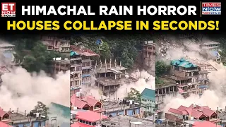 Himachal Underwater! Terrifying Rain Videos Show Houses Collapsing, Landslides Ravaging Hills