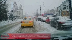 VIDEO//Circulație în condiții de iarnă în județul Vaslui – fără drumuri blocate