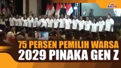 75 PERSEN PEMILIH WARSA 2029 PINAKA GEN Z