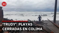 Hurricane 'Trudy' forces closure of beaches and port in Colima
