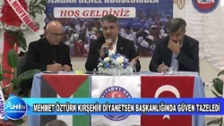 Mehmet Öztürk Kırşehir Diyanetsen Başkanlığında Güven Tazeledi