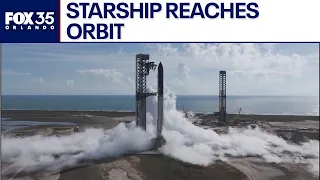 SpaceX's Starship reaches orbit for the first time