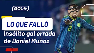 Daniel Muñoz missed a clear goal-scoring opportunity | Colombia vs Paraguay | FIFA friendly match