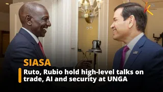 Ruto, Rubio hold high-level talks on trade, AI and security at UNGA