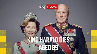 King Harald of Norway dies aged 89 after more than 30 years on the throne