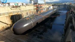Rare Footage of Submarine Undocking (USS Colorado)