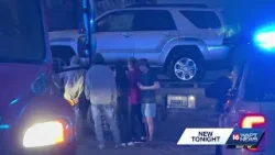 Vehicle rolls into reservoir