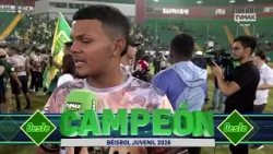 Jugadores de Panamá Oeste se expresan tras conquistar el título de campeón nacional  juvenil 2026