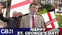 'I'm PROUD to be English!' | St. George's Day is here and Nottingham unveils BIGGEST flag in England