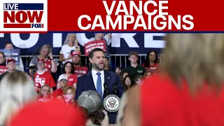 VP JD Vance campaigns in Council Bluffs, IA