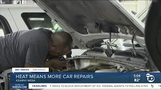 Heat brings in more car repairs