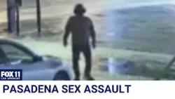 Pasadena sex assault suspect on the run