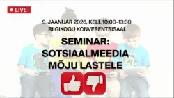 Sotsiaalmeedia mõjust lastele, 9.01.2026