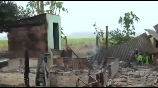 Naranjito tries to get back on its feet after the attack