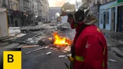 Macron Calls for Order After Violent Protests in France