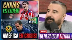TODOS CONSUELAN a ÁLVARO. CHIVAS es líder, AMÉRICA en crisis y PUMAS en buen momento | Generación F