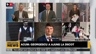 POLITICA ZILEI. GEORGESCU,DUS la DIICOT/Surse: CG  voia să plece în ITALIA/PSD NU votează MUREȘAN.P1