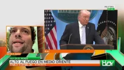 Hoy en el mundo: anuncian alto al fuego en Medio Oriente tras días de tensión Hoy en el mundo: anuncian alto al fuego en Medio Oriente tras días de tensión