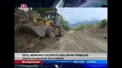 EN EL MUNICIPIO COCOROTE ADELANTAN TRABAJOS PARA LA RECUPERACIÓN DE LA VIALIDAD