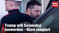 Trump wants to get rid of Zelenskyy – Kyiv reacts | krone.tv NEWS