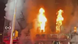 Early morning fire displaces nearly 100 in the Bronx