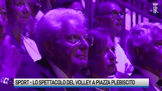 Europei di volley, bagno di folla per gli azzurri: Mattarella al match contro la Svezia