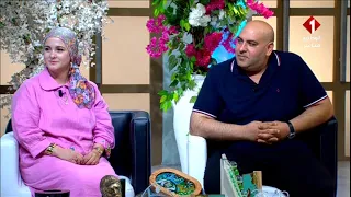 Hatem Dghais, Director of the Nabeul Vocational Training Center for Artistic Crafts, and Shourouk...