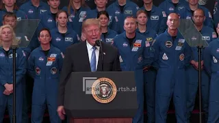 Trump premton akademi hapësinore - Presidenti njofton epokë të re për garën drejt Hënës dhe Marsit