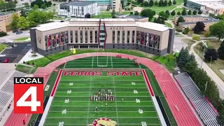 Ferris State unveils $38M residence hall built into football stadium
