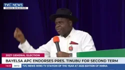 Bayelsa APC Endorses Pres. Tinubu For Second Term Bayelsa APC Endorses Pres. Tinubu For Second Term