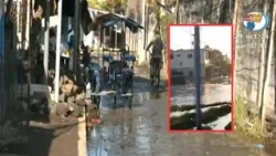 High tides flood coastal neighborhoods in Corinto and disrupt travel