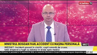 Former Minister Bogdan Ivan involved in a car accident in Bistrița