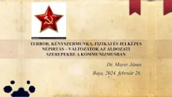 A kommunizmus áldozatainak emléknapja – dr. Mayer János előadása