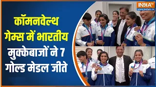Commonwealth Games: कॉमनवेल्थ गेम्स में प्रीति पवार, जैस्मिन लंबोरिया, साक्षी चौधरी जीता गोल्ड | CWG