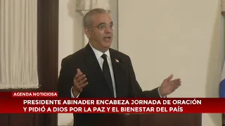 President Abinader leads day of prayer and asks God for the peace and well-being of the country