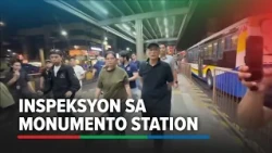 DOTr chief inspects newly rehabilitated EDSA busway station